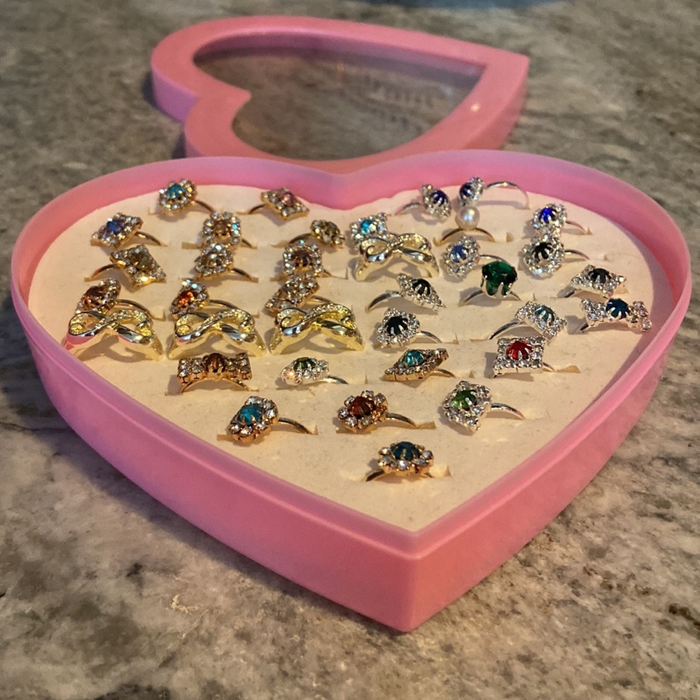 Heart-Shaped Box of Rings